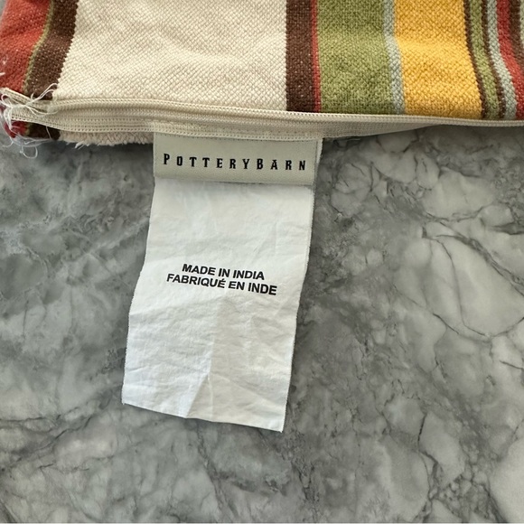 Pottery Barn Striped Pillow Cover - Picture 9 of 9